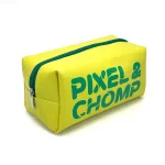 Yellow Pixel & Chomp Pencil Case – Bright and Fun for School, Kids, and Office