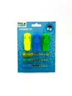 Pixel & Chomp Stationery Set – Bright and Fun for School, Office, and Kids - Image 2