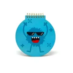 Pixel & Chomp Blue B6 Spiral Notebook – Fun and Playful for Kids, School, and Creative Use