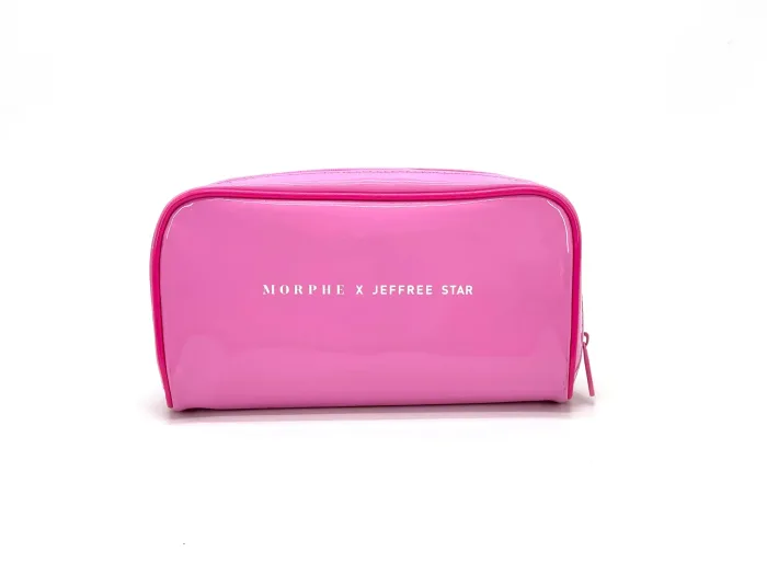 Morphe X Jeffree Star Pink Cosmetic Bag Sleek and Stylish Makeup Organizer - Image 2