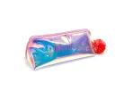 Magic-Themed Iridescent Pencil Case with Pom Pom Fun and Whimsical Organizer