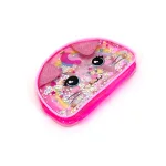 Porte-monnaie chat rose pailleté parfait pour les enfants et les amateurs d'accessoires mignons