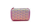 Vibrant Pink & Purple Hardtop Pencil Case for Kids, Teens, and Students - Imagen 2