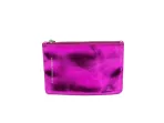 Shiny Metallic Purple Pencil Case – Sleek and Stylish Zip Pouch for School, Office, or Travel - Image 2