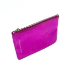 Astuccio per matite viola metallizzato lucido - Astuccio con zip elegante e raffinato per la scuola, l'ufficio o i viaggi