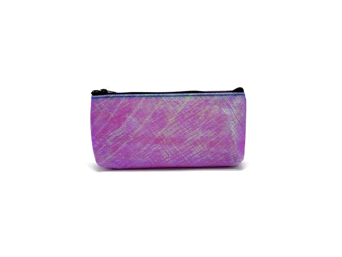 Iridescent Purple Pencil Case – Stylish Zippered Pouch for School & Office - Afbeelding 2