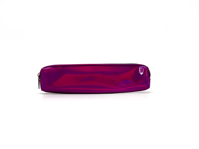 Glossy Purple Pencil Case – Sleek and Vibrant Organizer for School, Office, or Travel - Imagen 2