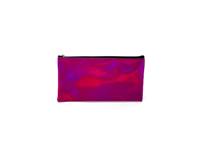 Glossy Purple Pencil Case – Sleek Organizer for School, Office, or Travel – Image 2