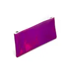 Glossy Pink Pencil Case – Sleek and Shiny Organizer for School, Office, or Travel