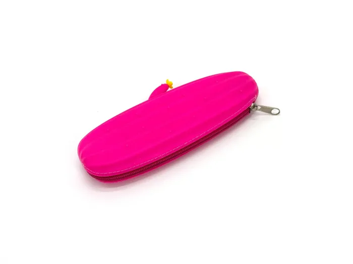 Fun Pink Cactus Shaped Pencil Case – Perfect for Kids & Students - Image 2