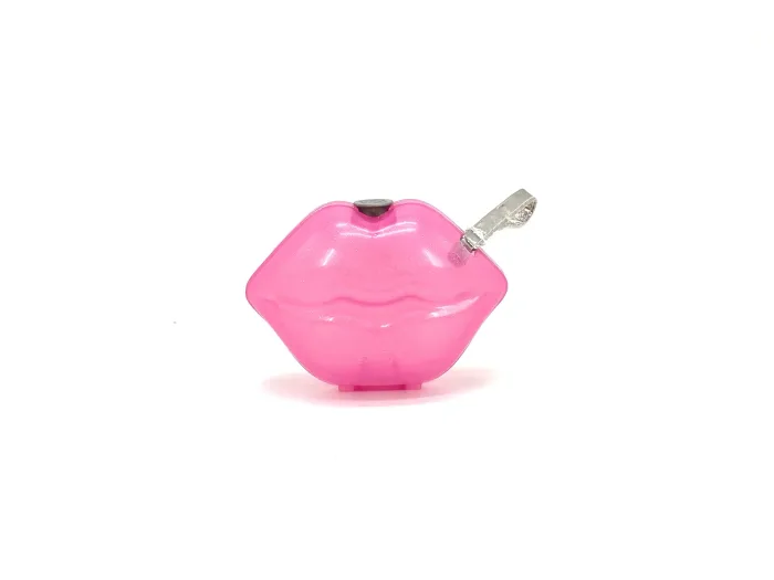 Pink Lip-Shaped Coin Purse – Fun and Compact for Kids & Teens - Image 2