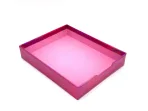 Holographic Pink Document Tray – Stylish and Functional Organizer for Office or Home