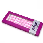 Pink Glitter Pencil Set – Fun and Stylish Stationery for Kids & Teens