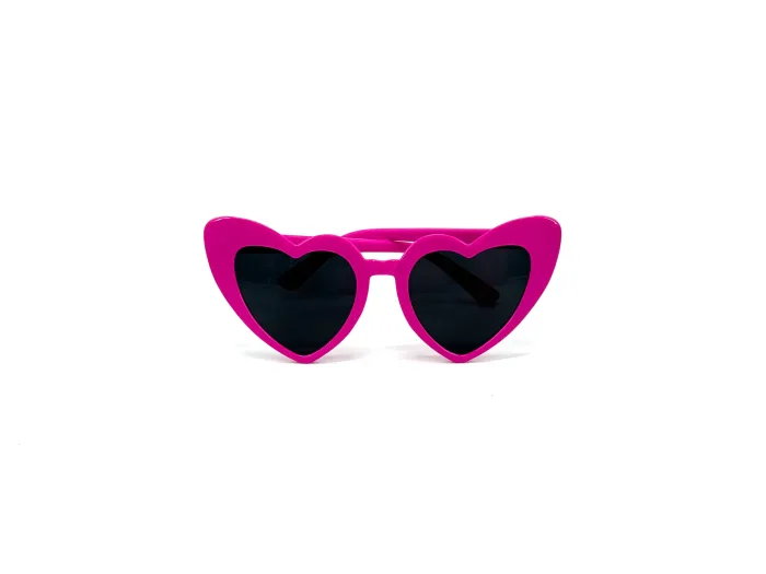 Pink Heart-Shaped Sunglasses – Trendy, Fun, and Perfect for Girls - immagine 2