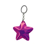 Bright Pink Star Keychain – A Cute and Fun Accessory for Girls