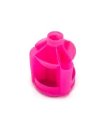 Pink Swivel Pen Holder with Multi-Compartment – Perfect for Kids and School Use – Image 3