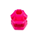 Pink Swivel Pen Holder with Multi-Compartment – Perfect for Kids and School Use