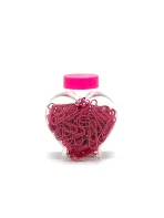 Pink Heart-Shaped Paper Clips – Cute and Practical for Office, School & Home - Image 2