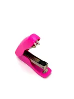 Leuchtend pinker Mini-Hefter - kompakt und stilvoll für Schule, Büro und Zuhause