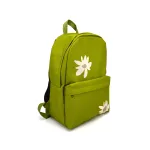 Groothandel Custom Charming groene bloemen rugzak voor school en buitenavonturen