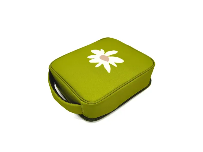 Wholesale Custom Floral Green Insulated Lunch Bag – Chic and Eco-Friendly - immagine 2