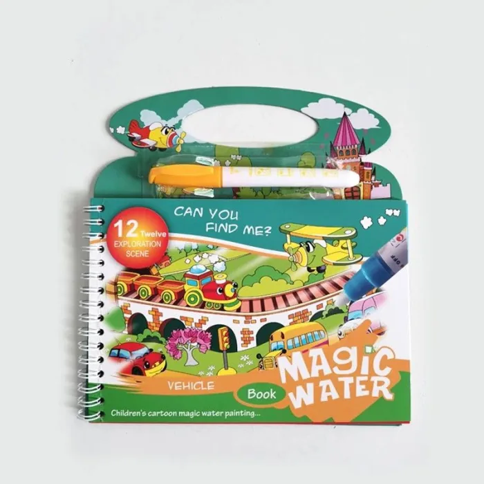 Wholesale Custom Reusable Magic Water Books for Kids with Doodle Pen Board – Bild 7