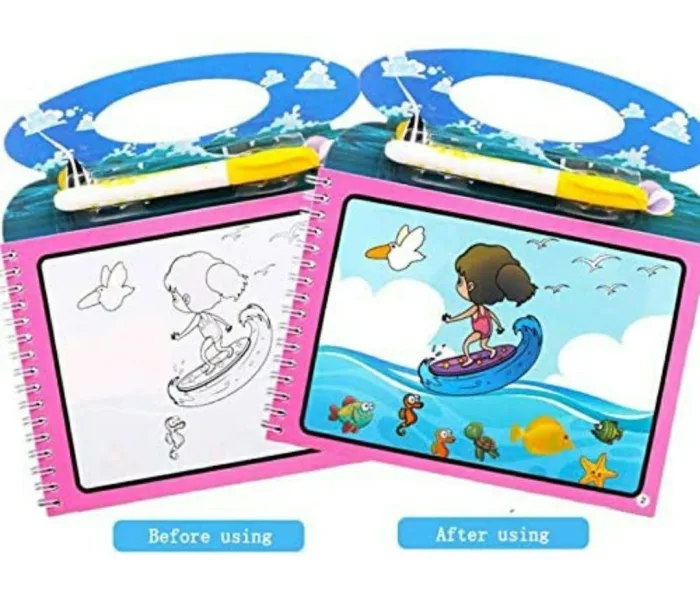 Wholesale Custom Reusable Magic Water Books for Kids with Doodle Pen Board – Bild 8