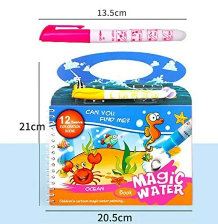 Wholesale Custom Reusable Magic Water Books for Kids with Doodle Pen Board – Bild 4