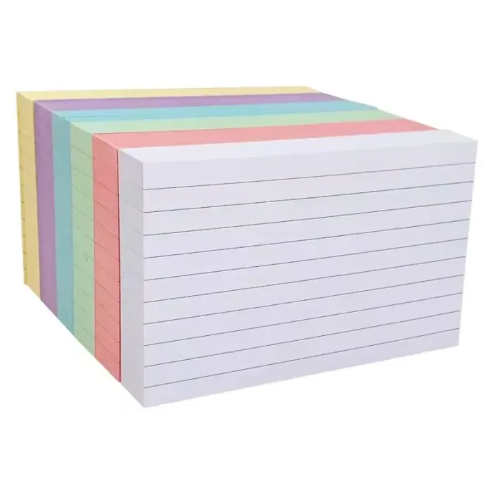 Customize Colored Index Cards Ruled Note Cards for Office & School - Image 2
