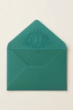 Custom Coloured Embossed Effect Invitation Envelope Perfect for Weddings, Events, and Gifts