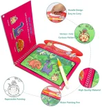 Wholesale Custom Reusable Water Coloring Painting Book for Kids with Doodle Pen - Imagen 2