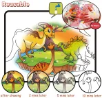 Wholesale Custom Reusable Water Coloring Painting Book for Kids with Doodle Pen - Imagen 5