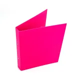 Classeur à anneaux A4 rose vif pour le bureau et l'école