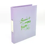 Fioletowy segregator A4 - ekologiczny i stylowy do domu i biura