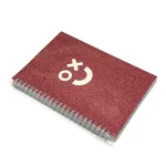 Glittery Red A5 Spiral Notebook – Stylish Softcover for School & Office