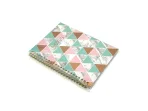 Geometrisch A5 Spiraal Notitieboek met Driehoekig Ontwerp - Trendy & Stijlvol voor School & Kantoor