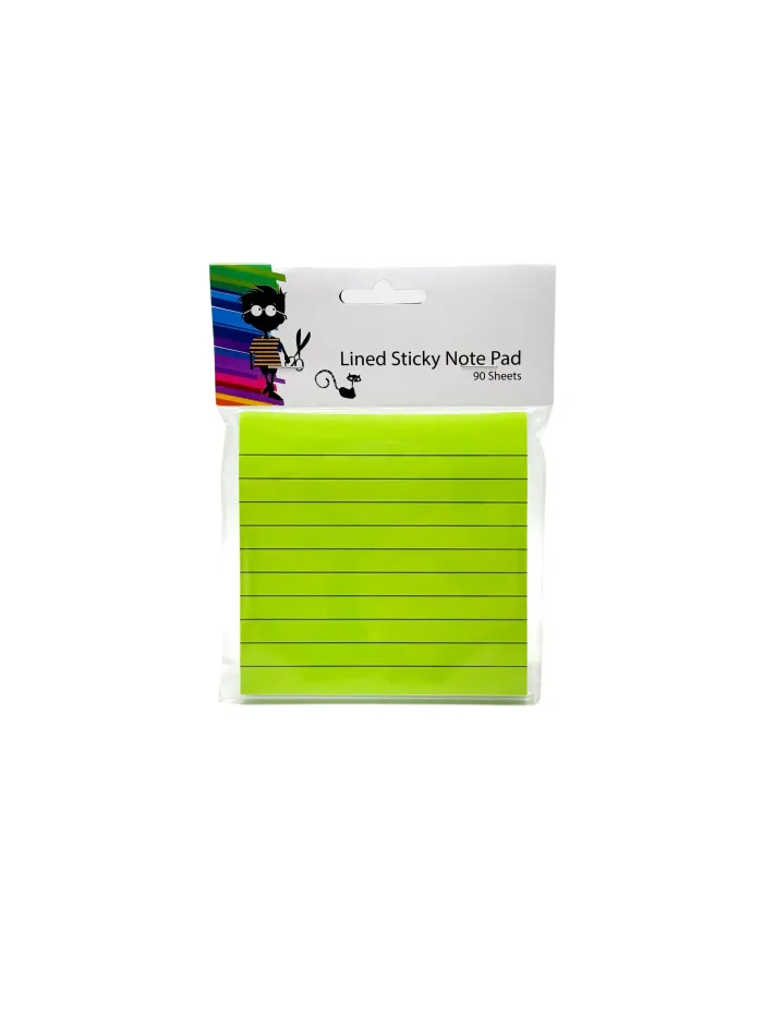 Lined Sticky Note Pads – Bright Colored Notes for Organization and Quick Reminders - Image 2