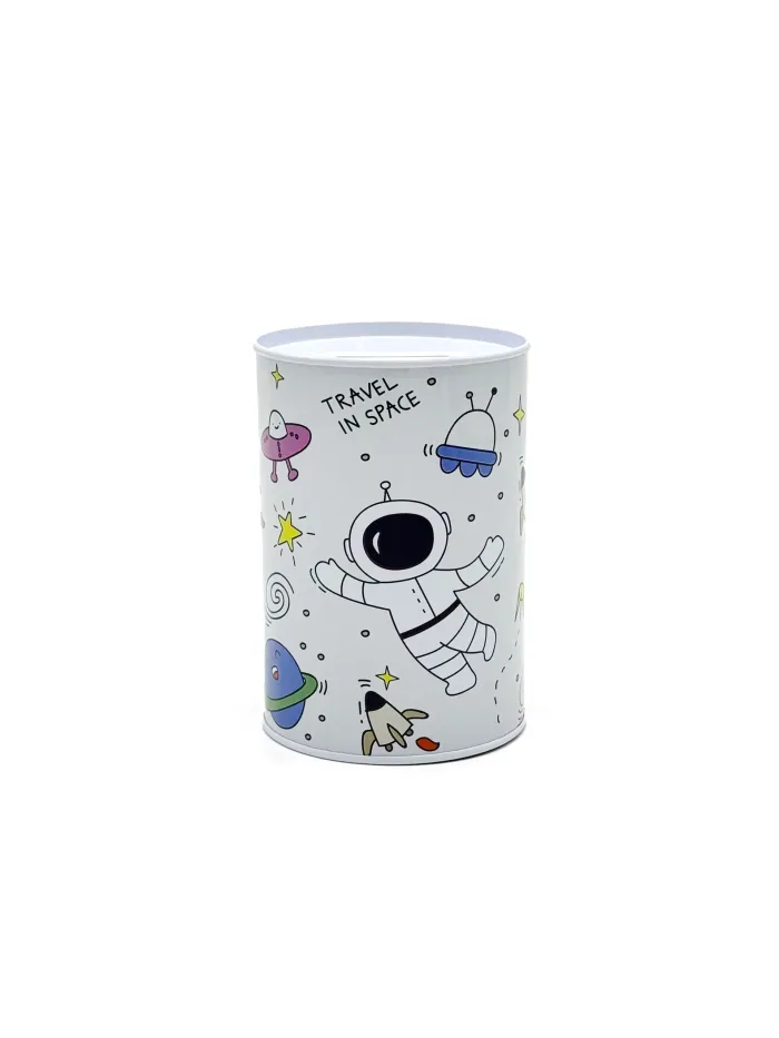Space Adventure Coin Bank – Fun Savings Bank with Astronauts and Aliens - immagine 2