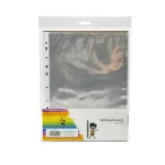 Bolsas de arquivo transparentes A4 - 10 unidades para organizar documentos e ficheiros