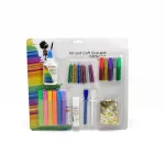 Zestaw klejów i brokatów do prac artystycznych i rzemieślniczych - kreatywne materiały dla dzieci i artystów