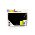 Mini Krijtbord Set met Gekleurde Krijtjes - Ideaal voor Kinderen, Klaslokaal & Thuis