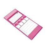 Wholesale Custom Weekly Planner & Sticky Notes Set – Pink Memo Pad